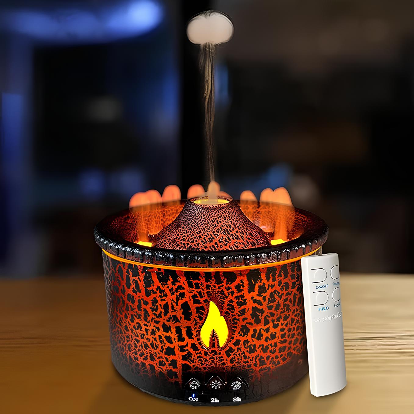 Air humidifier with volcano flame - Dr.electronix