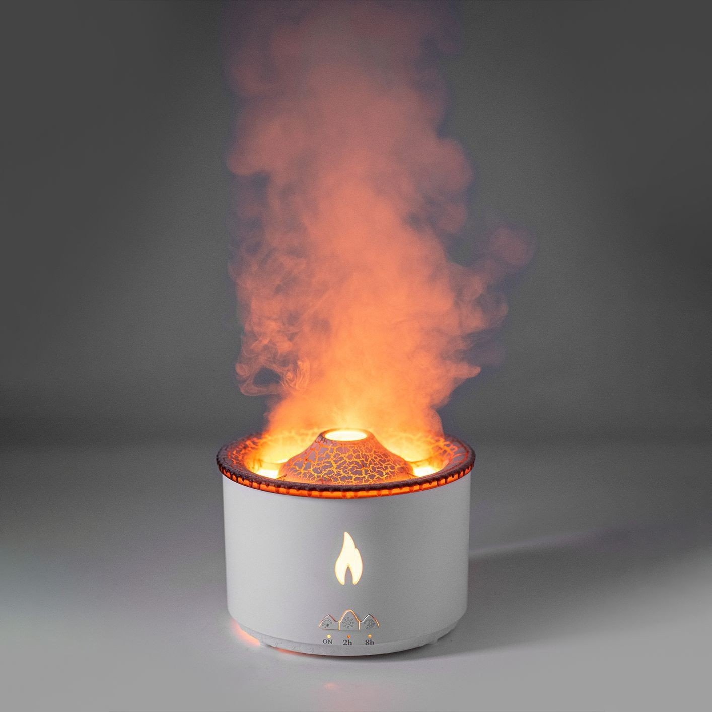 Air humidifier with volcano flame - Dr.electronix